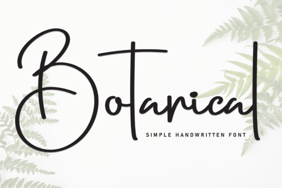 Botanical: A Sweet Handwritten Font for Natural Design