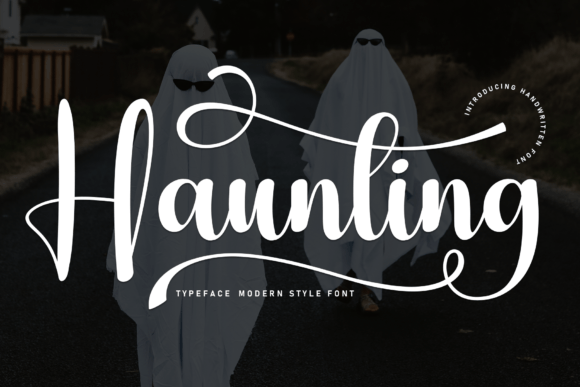 Discover Haunting: A Handmade Font for Every Creative Need