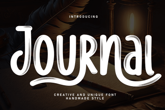 Discover the Journal Font: A Handwritten Typeface for Creative Projects