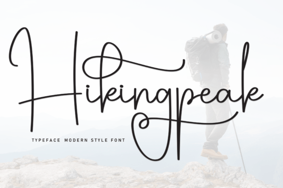 Discovering Hikingpeak: A Handwritten Font for Lasting Impressions