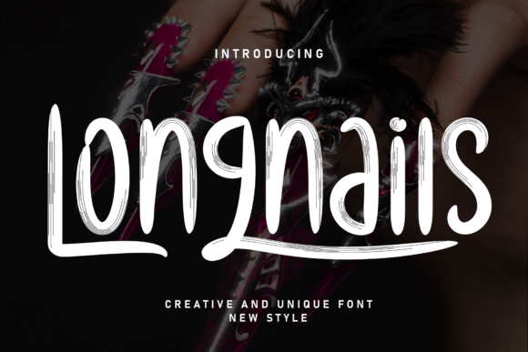 Discovering Longnails: A Sweet Handwritten Font for Creative Projects