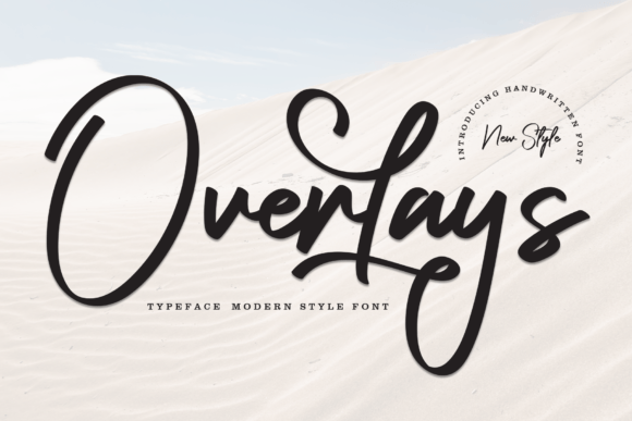Discovering the Overlays Font: A Sweet and Friendly Handwritten Typeface