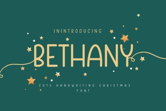 Discovering the Whimsical Charm of the Bethany Christmas Font