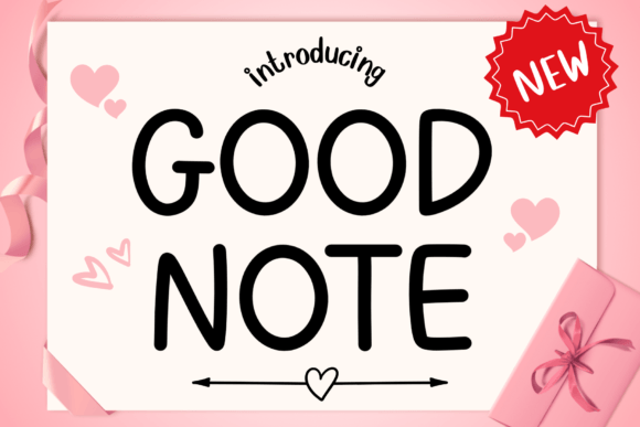 Goodnote: A Handwritten Font for Timeless Design