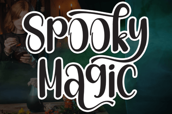 Spooky Magic: A Modern Handwritten Script for Elegant Designs