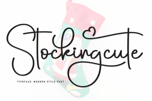 Stockingcute: A Handwritten Font for Timeless Design