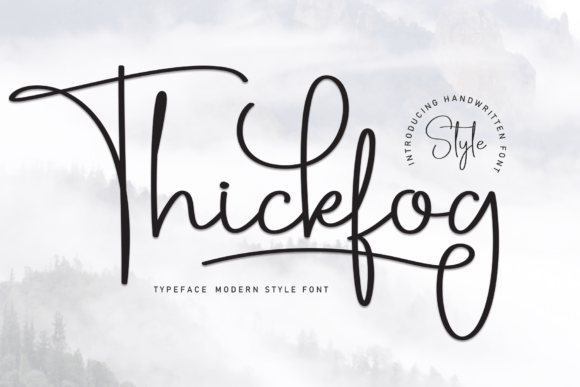 Thickfog: A Sweet Handwritten Font for Creative Designs
